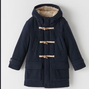 Zara kids coat dark blue